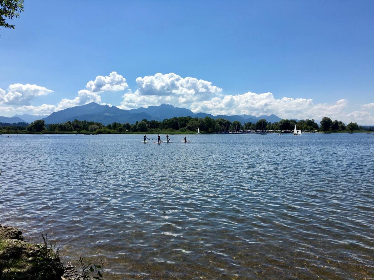 Ferienwohnung Am Chiemsee Übersee Esterno foto